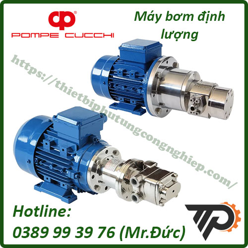Máy bơm định lượng Pompe Cucchi Chính Hãng