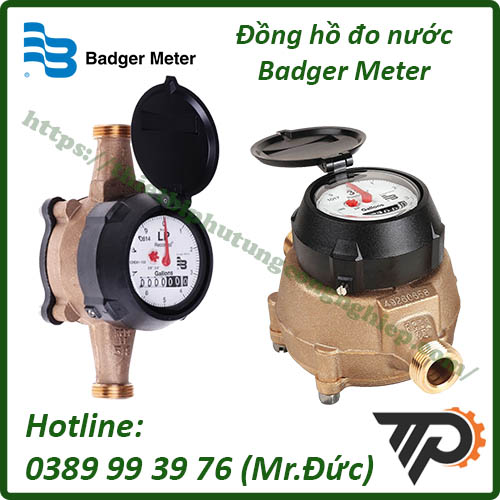 Đồng hồ đo nước Badger Meter chính hãng