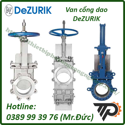 Van cổng dao DeZURIK chính hãng